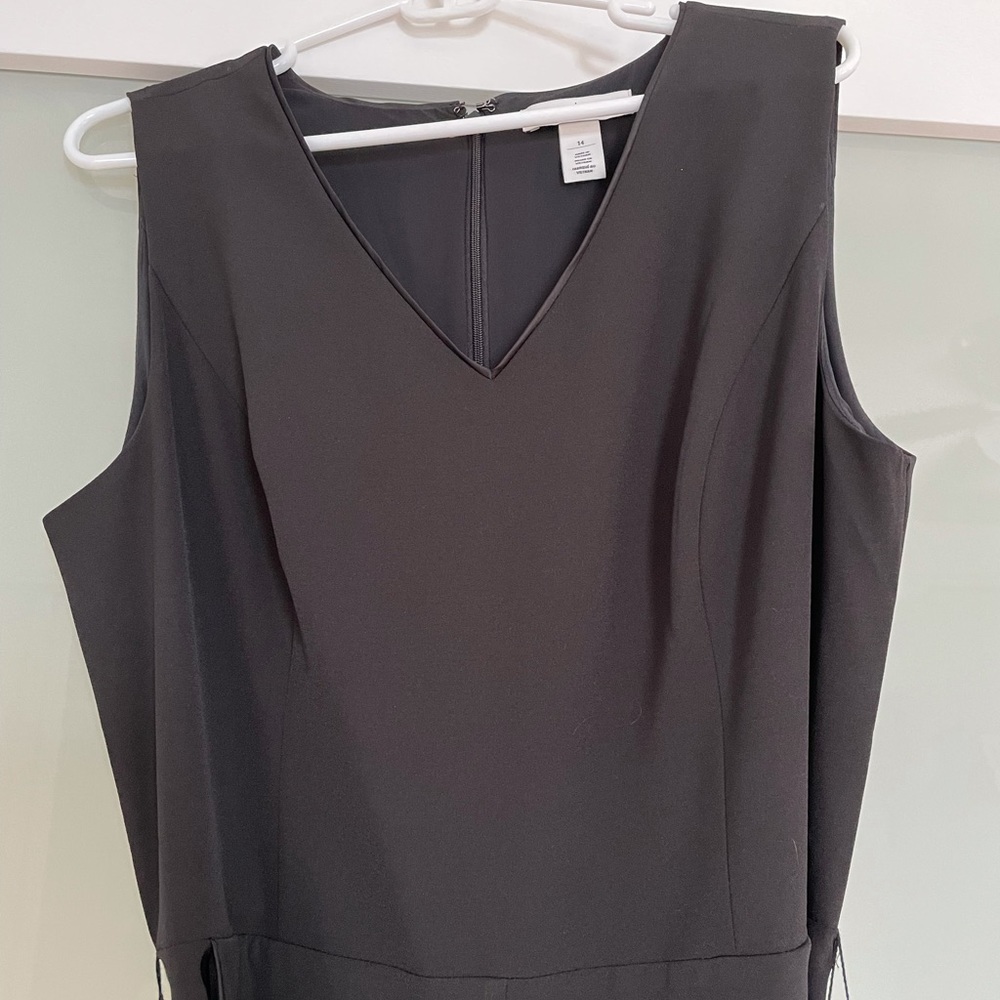 White House Black Market Black Jump Suit, size 14